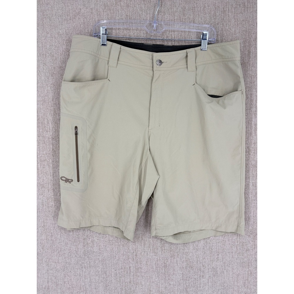 Outdoor Research Shorts Mens 36 Tan Ferrosi Hiking Tech Stretch Pocket 10in